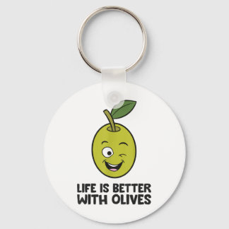 Olive Lover Life Is Better With Olives _1 Keychain