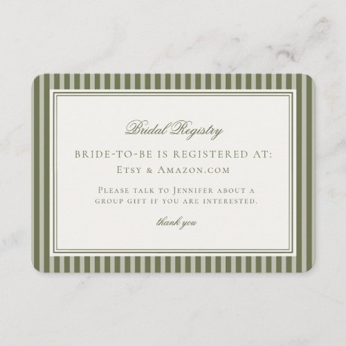 Olive Martini Tini Bit Closer Bridal Registry