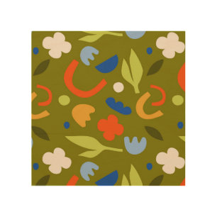 Olive Meadow Wood Wall Art