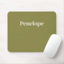 Olive Minimalist Personalized