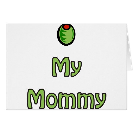 Olive My Mommy Cards (Front Horizontal)