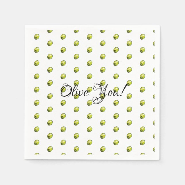 Olive Napkins (Front)
