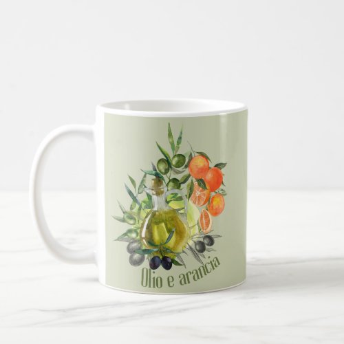 Olive oil and Orange  Coffee Mug