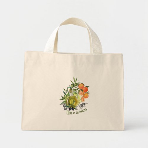 Olive oil and Orange Tote Bag