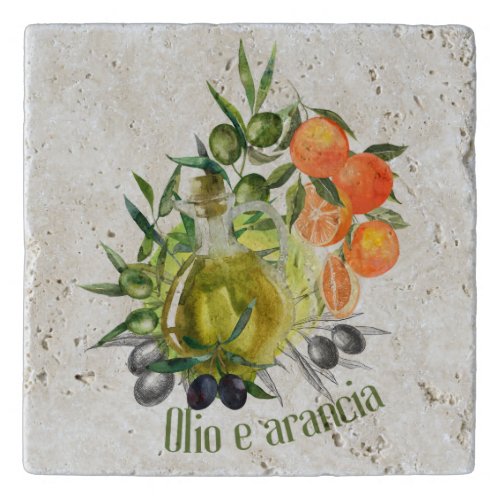 Olive oil and Orange  Trivet