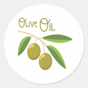 Olive Oil Classic Round Sticker