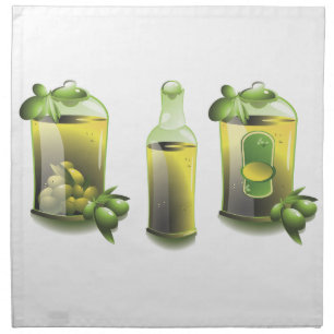 Olive Oil EVOO For Chefs Napkin