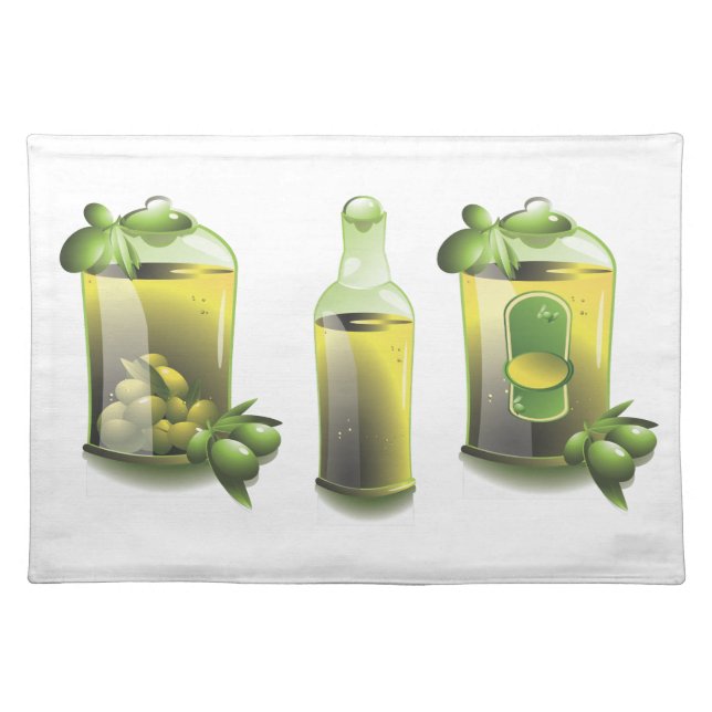 Olive Oil EVOO For Chefs Placemat (Front)