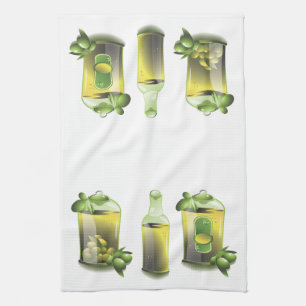 Olive Oil EVOO For Chefs Towel