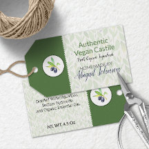 Olive Oil Homemade Bath & Body Label | Tag