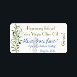 Olive Oil Label Sticker<br><div class="desc">Sticker label for homemade infused olive oil Perfect for wedding favors!</div>