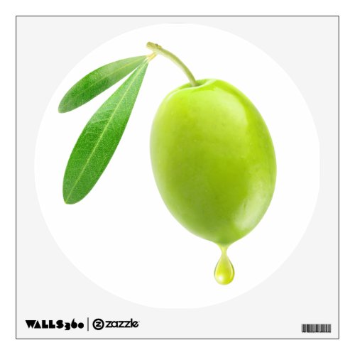 Olive oil wall decal