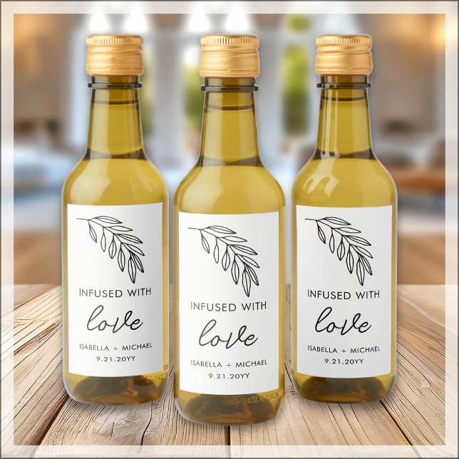 Olive Oil Wedding Favor Labels (Creator Uploaded)