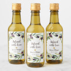 Olive Oil Wedding Favors Infused with Love Foliage