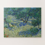 Olive Orchard, Vincent van Gogh Jigsaw Puzzle<br><div class="desc">This is a late work by Vincent van Gogh executed at a time when his style was at its most agitated and expressive. It is one of a series of olive orchards painted while the artist was a patient at the asylum at Saint Rémy in Provence, where he had committed...</div>