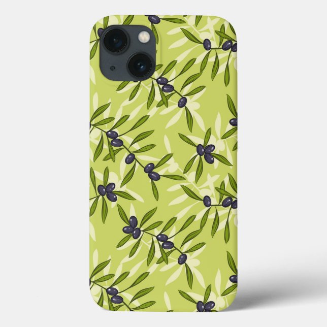 Olive Pattern Case-Mate iPhone Case (Back)