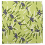 Olive Pattern Cloth Napkin