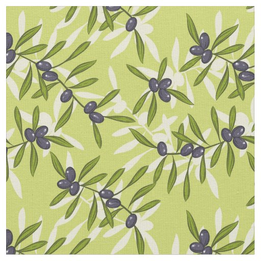Olive Pattern Fabric