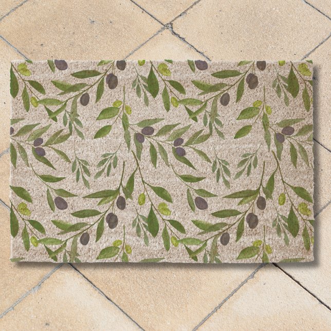 Olive Pattern Fiber Doormat (Creator Uploaded)