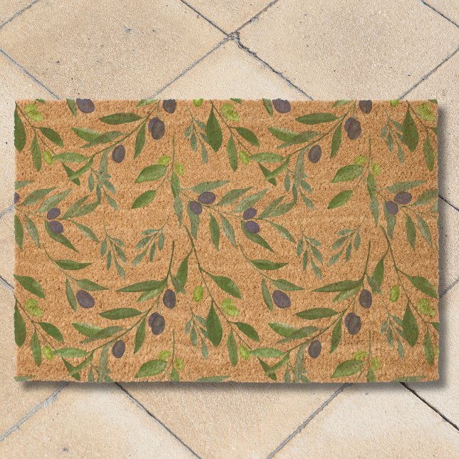 Olive Pattern Fiber Doormat (Creator Uploaded)