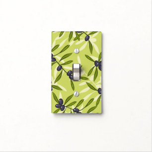 Olive Pattern Light Switch Cover