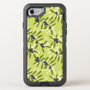 Olive Pattern OtterBox Defender iPhone SE/8/7 Case