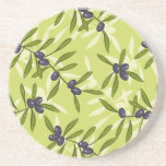 Olive Pattern Sandstone Coaster
