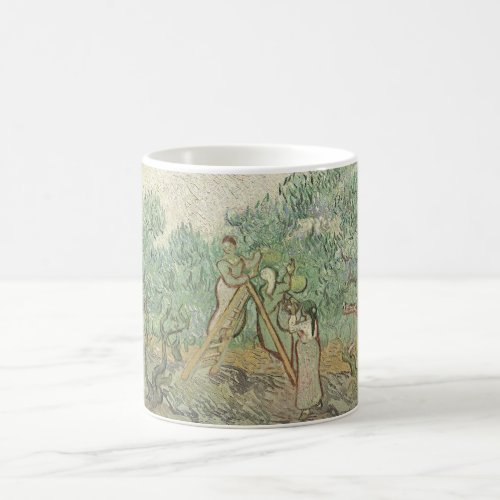 Olive Picking by Vincent van Gogh Vintage Art Coffee Mug