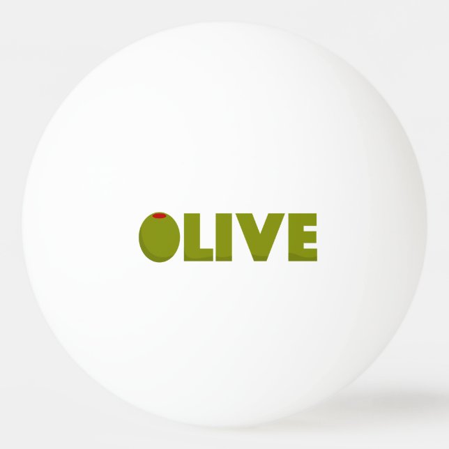 Olive Ping Pong Ball (Front)