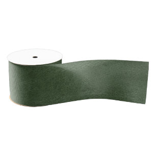 Olive Pistachio Green Christmas Texture Grosgrain Ribbon