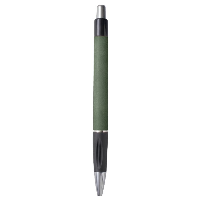 Olive Pistachio Green Christmas Texture Pen (Front Vertical)