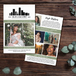 Olive Professional Photographer Logo Big Photo Flyer<br><div class="desc">Marketing flyer for a professional photographer personalized with a large photo, logo, contact information on one side, and custom text, more photos, and profile photo in a charming clean olive green, black, and white design. Feminine and chic professional photography flyer in a clean design with an artichoke green accent color...</div>