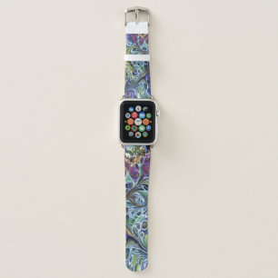 Olive sage green, purple blue burgundy apple watch band