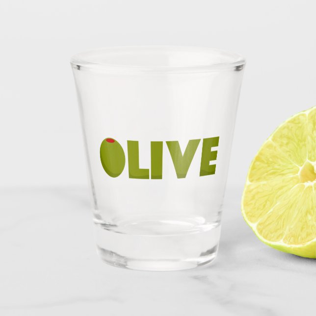 Olive Shot Glass (Front)