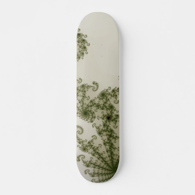 Olive Smoke Skateboard Deck (Front)