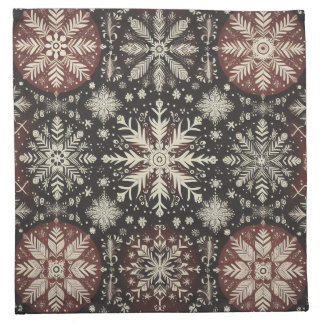 Olive Snow Cotton Napkins (set of 4)