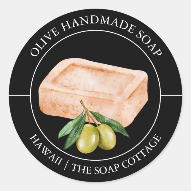 Olive Soap label (Front)