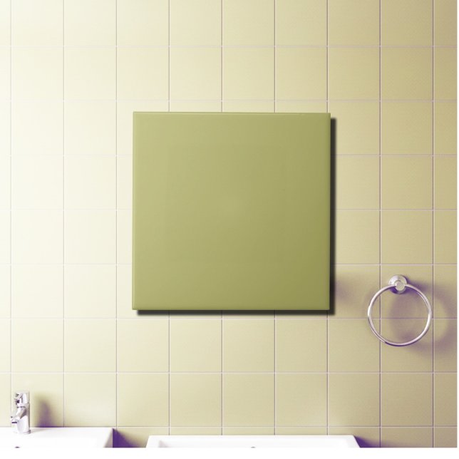 Olive  solid color  ceramic tile (Creator Uploaded)