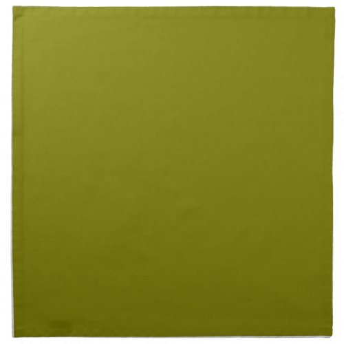 Olive Solid Color Cloth Napkin