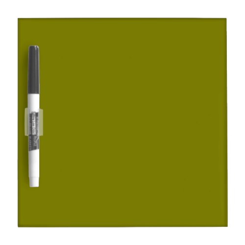 Olive Solid Color Dry Erase Board