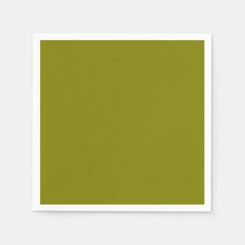 Olive Solid Color Napkins