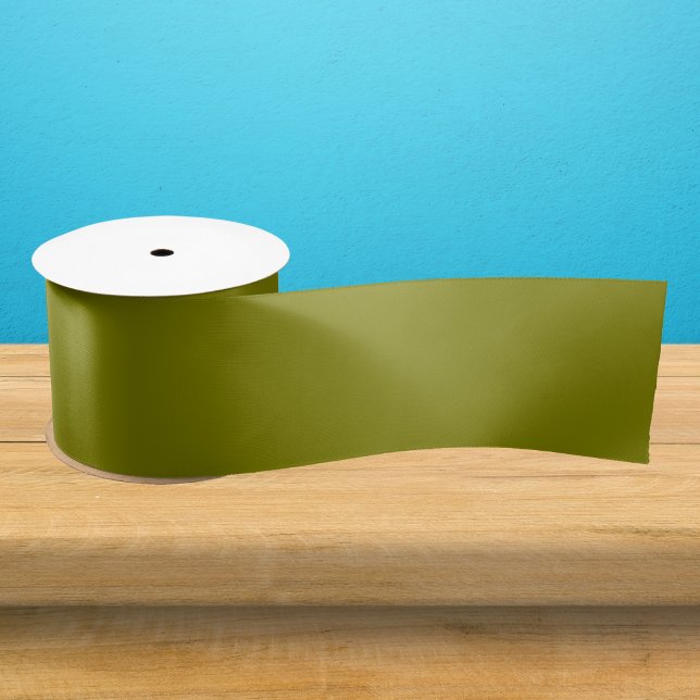 Olive Solid Color Satin Ribbon (Creator Uploaded)