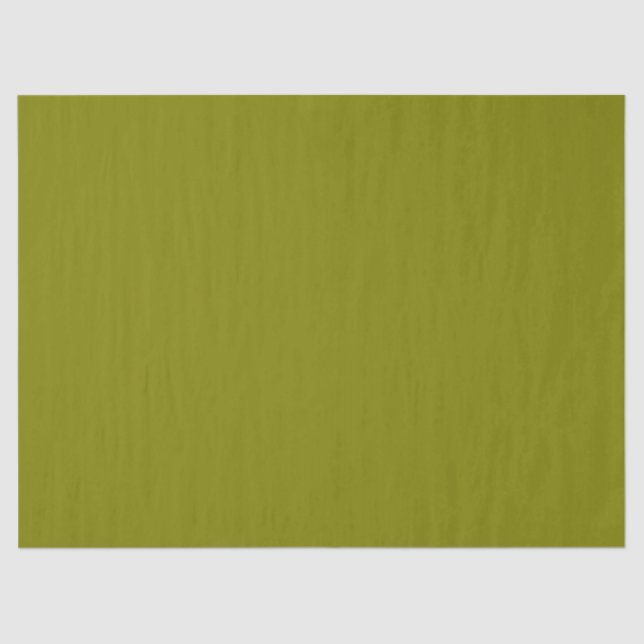 Olive Solid Color Tissue Paper (Front)