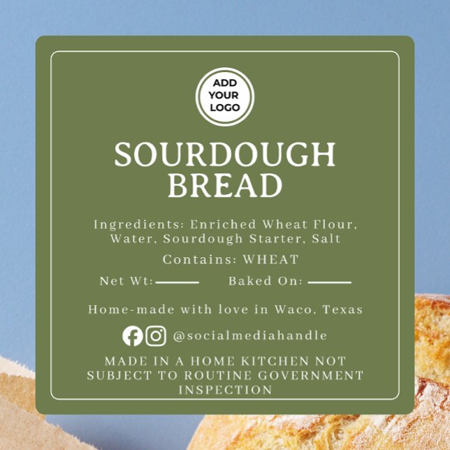 Olive Sourdough Ingredient Cottage Law Sticker (Creator Uploaded)