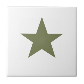 Olive Star Ceramic Tile