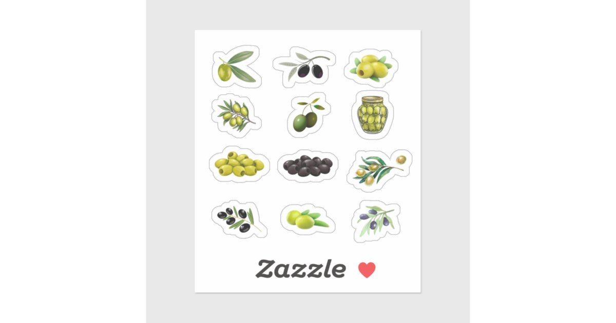 Olive Stickers | Zazzle