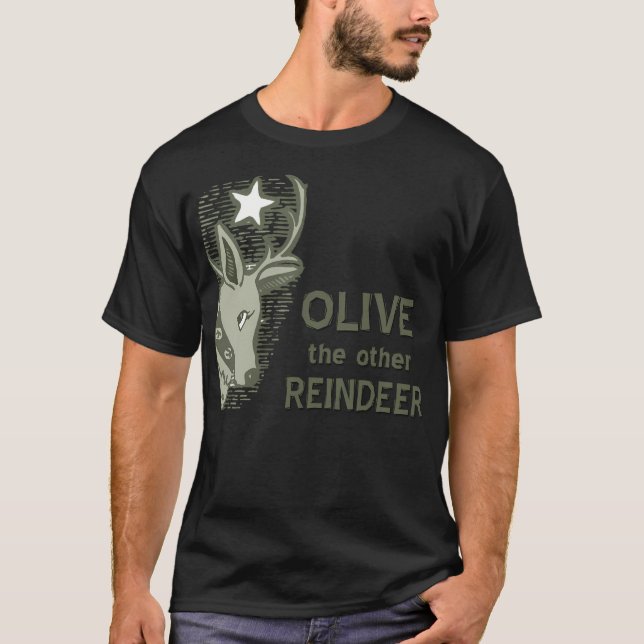 Olive The Other Reindeer T-Shirt (Front)