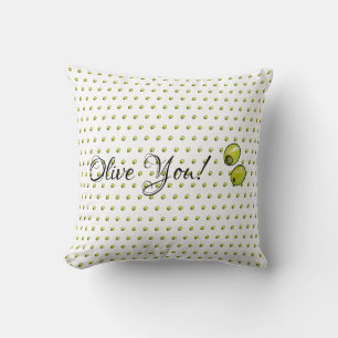 Olive Throw Pillow