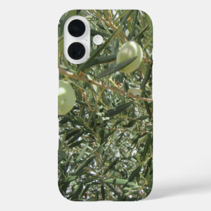 Olive Tree Leaves iPhone 16 Case