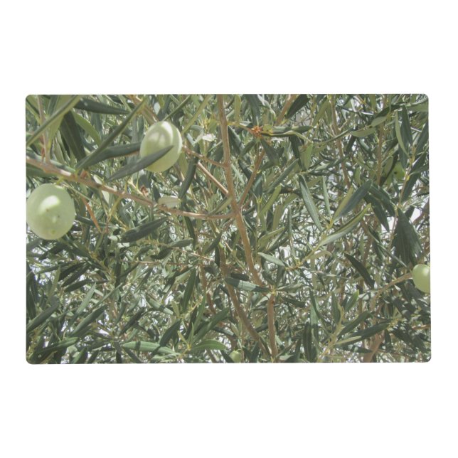 Olive Tree Leaves Placemat (Front)